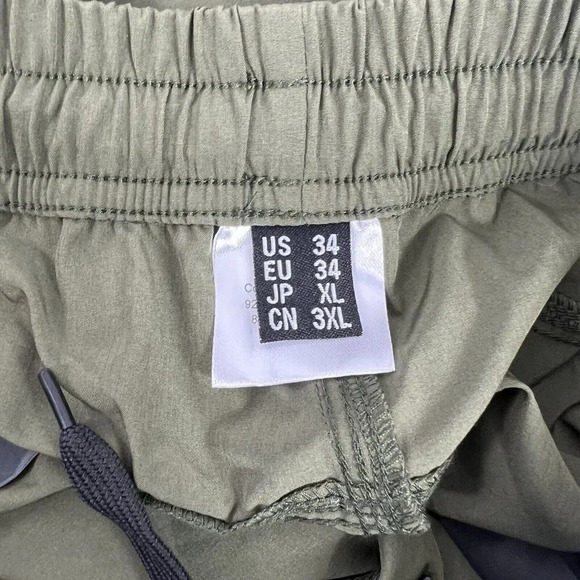 MAGCOMSEN Mens Shorts Sz 34 Quick Dry Athletic Running Shorts Zipper Pockets NWT - Picture 8 of 9